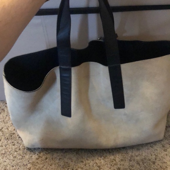 Michael Kors Reversible Suede Tote - Picture 3 of 6